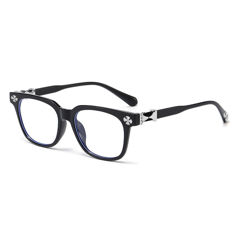 Retro Anti-Blue Light Square Glasses