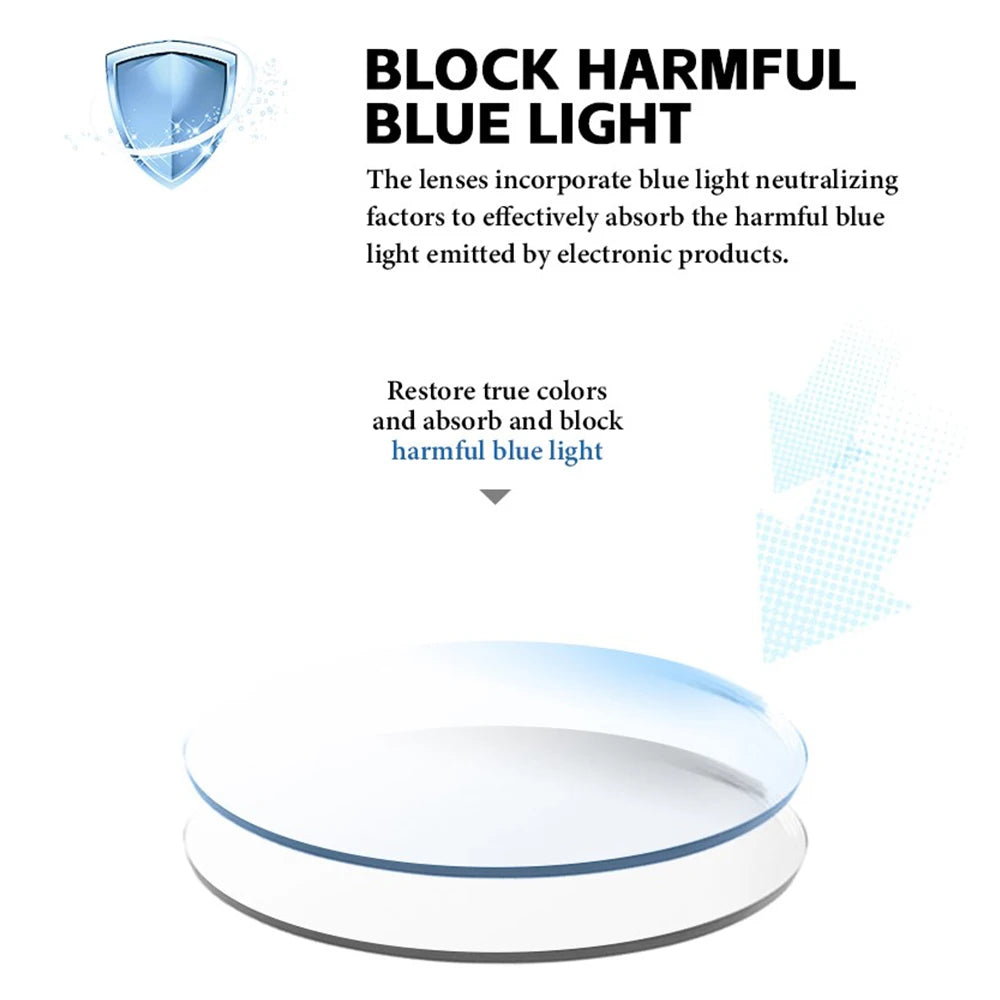 Retro Anti-Blue Light Square Glasses